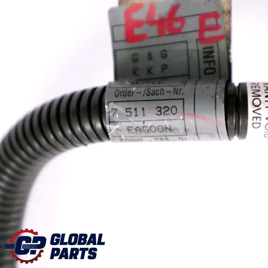 BMW E46 Gasolina Cable Alternador Arranque Base B+ Wire - SKU 7511320 - Número de pieza 7511320
