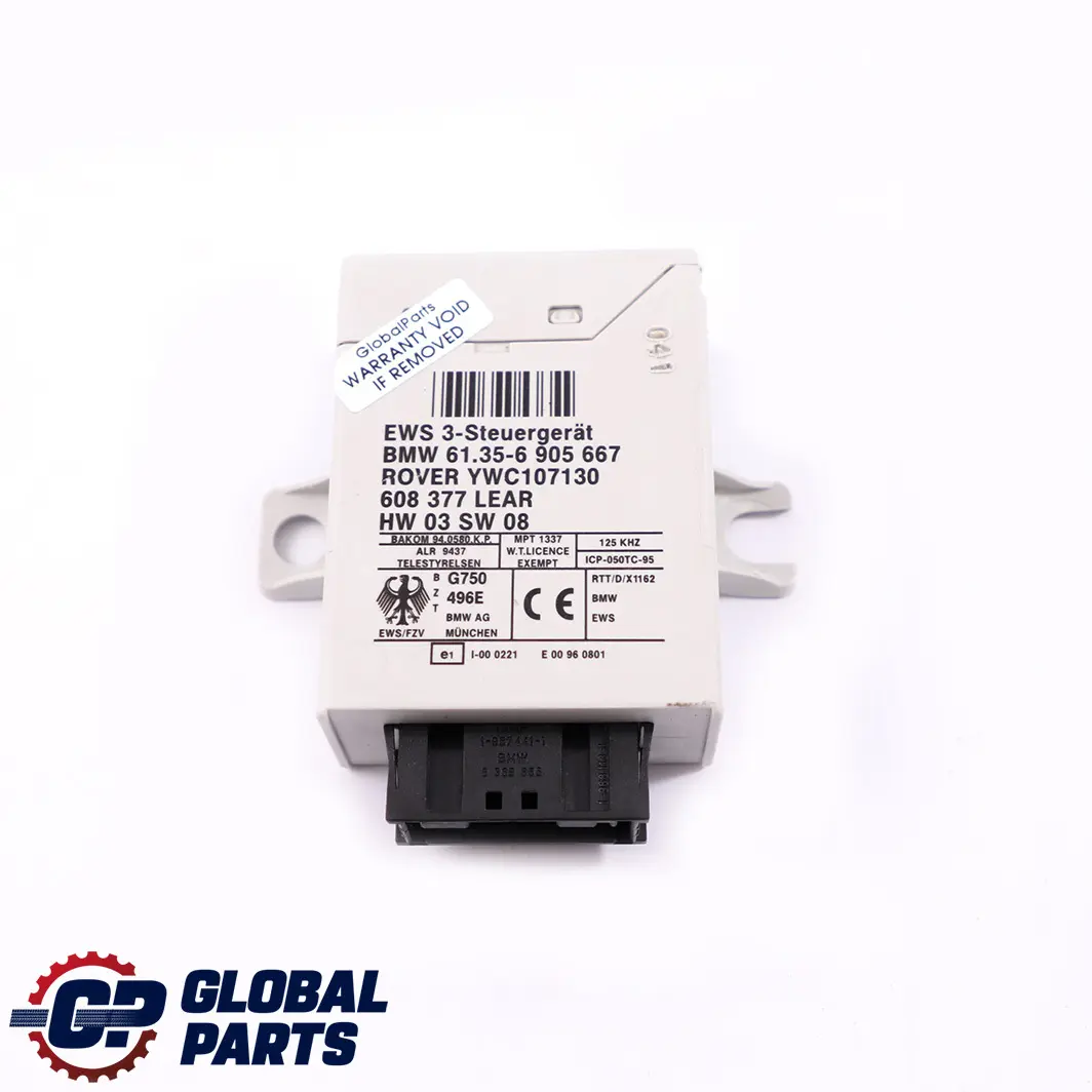 BMW X5 E53 3.0i M54 231PS Steuergerät DME + EWS + Schlüssel Automatik - SKU 7511570-3 - Teilenummer 7511570