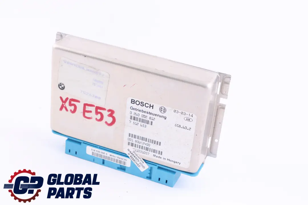 BMW 5 X5 Series E39 E53 Automatic Gearbox Basic Control Unit EGS - SKU 7512653 - Part number 7512653