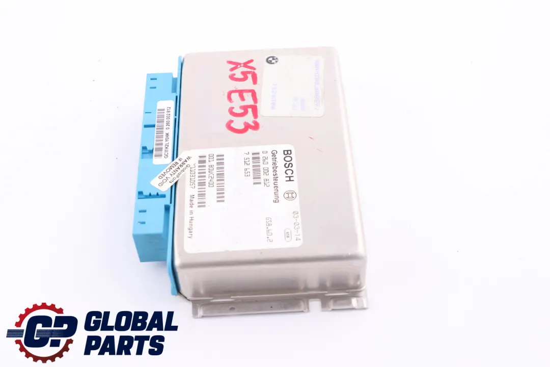 Gearbox Basic Control Unit EGS to BMW 5 X5 Series E39 E53 Automatic with Part number 7512653 BMW 5 X5 Series E39 E53 Automatic Gearbox Basic Control Unit EGS - SKU 7512653 - Part number 7512653