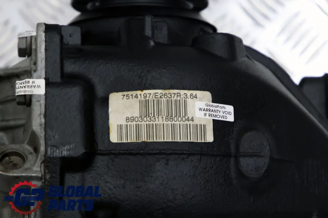 3.0si Rear Differential Diff 3,64 Ratio WARRANTY BMW Z4 Series E85 2.5i - SKU 7514198 - Part number 7514197