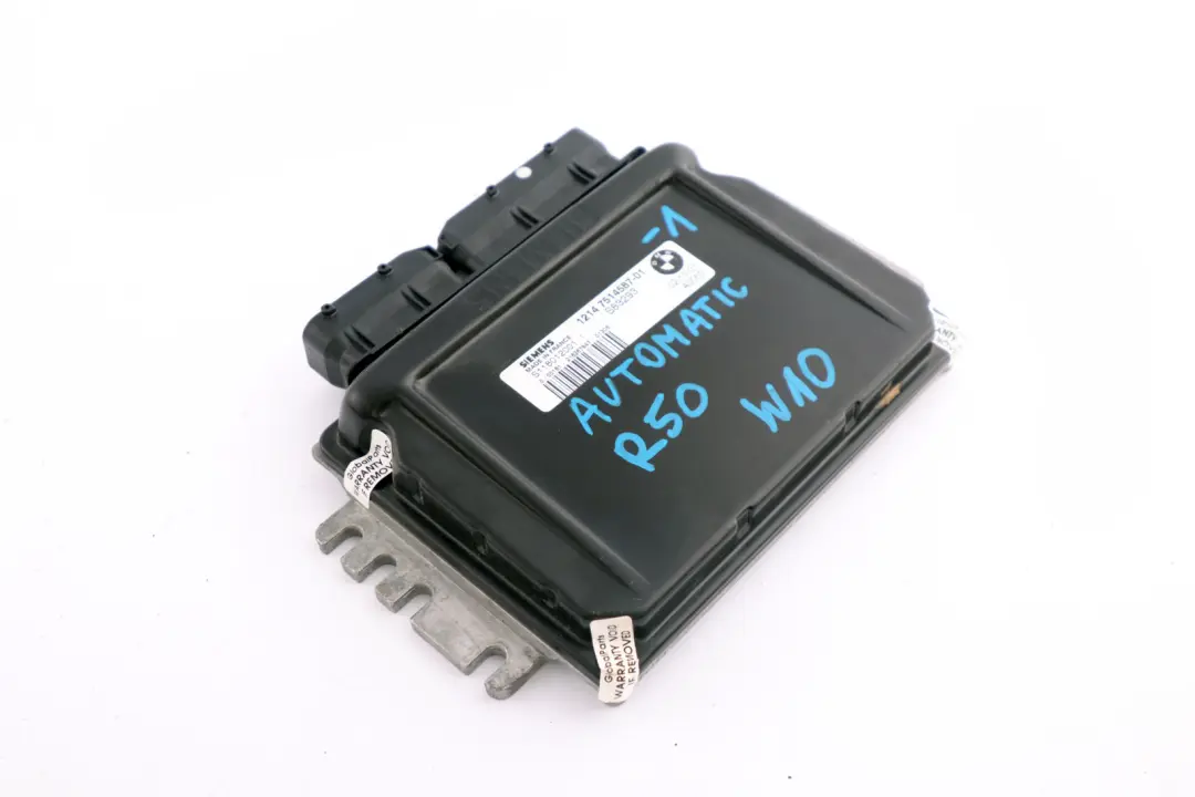 BMW Mini Cooper One R50 DME Petrol Engine Control Unit ECU Automatic - SKU 7514587-1 - Part number 7514587