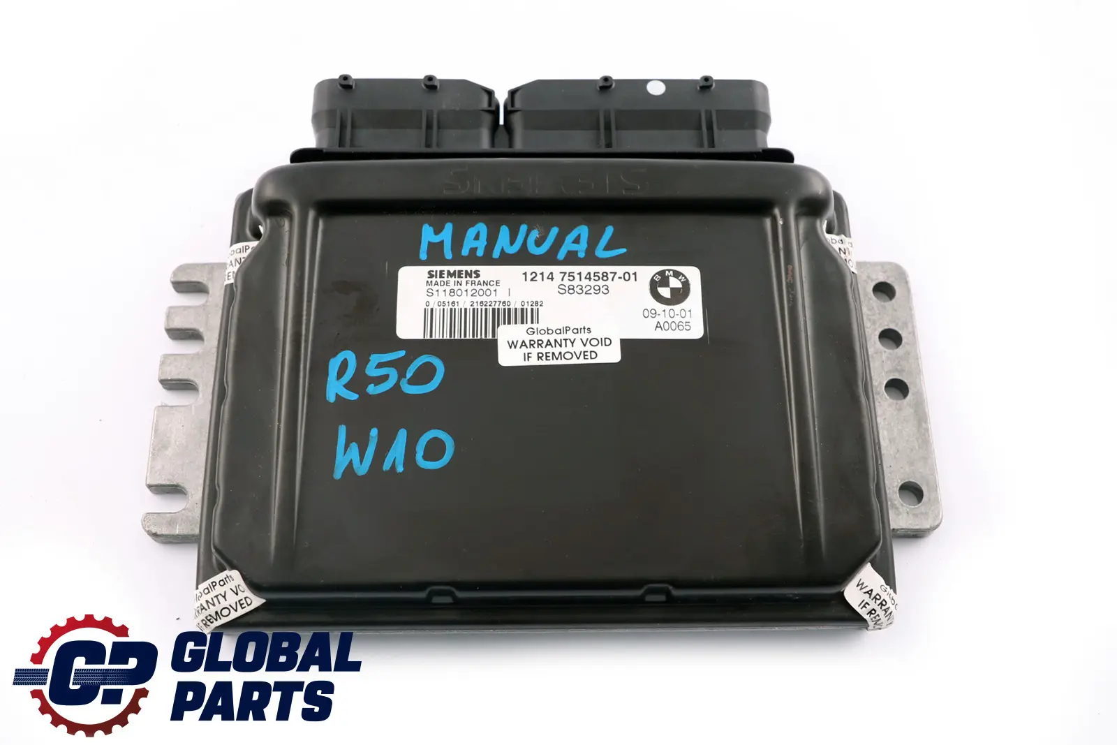 BMW Mini Cooper One R50 DME Petrol Engine Control Unit ECU 7514587 Manual