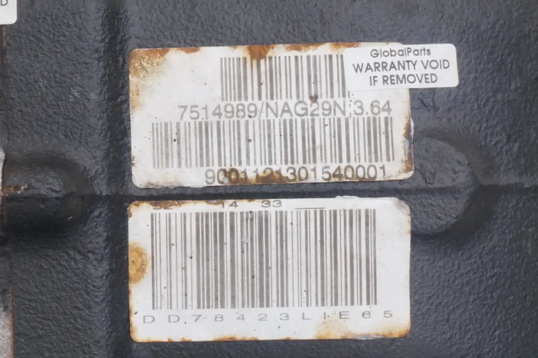 N62 Arriere Differentiel 3,64 7514989 7514801 GARANTIE pour BMW E65 735i à propos du numéro de pièce 7514990 BMW E65 735i N62 Arriere Differentiel 3,64 7514989 7514801 GARANTIE - SKU 7514990 - Numéro de pièce 7514990