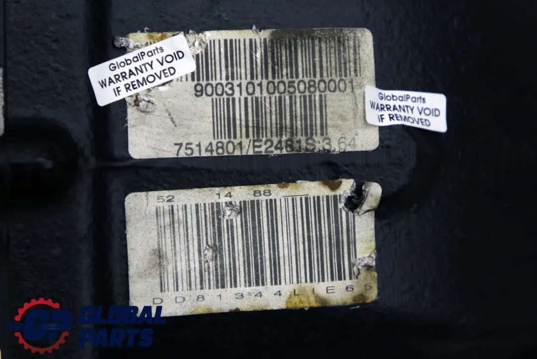 BMW E65 735i N62 Rear Differential Diff 3,64 Ratio 7514989 7514801 WARRANTY - SKU 7514990 - Part number 7514990