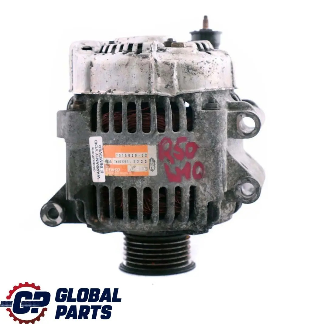 Benzina W10 Alternatore Compatto 105A per Mini Cooper One R50 R52 con numero di parte 7515029 Mini Cooper One R50 R52 Benzina W10 Alternatore Compatto 105A - SKU 7515029 - Numero di parte 7515029