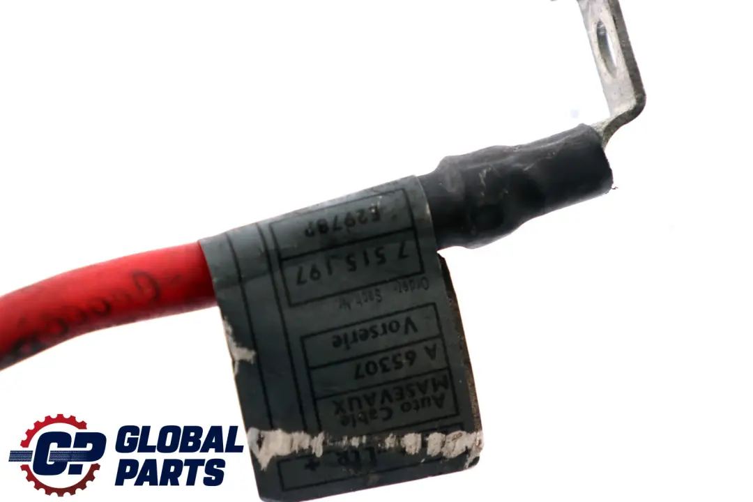 Cableado de la batería más polo para Mini Cooper One R50 W10 con número de pieza 7515197 Mini Cooper One R50 W10 Cableado de la batería más polo - SKU 7515197-1 - Número de pieza 7515197