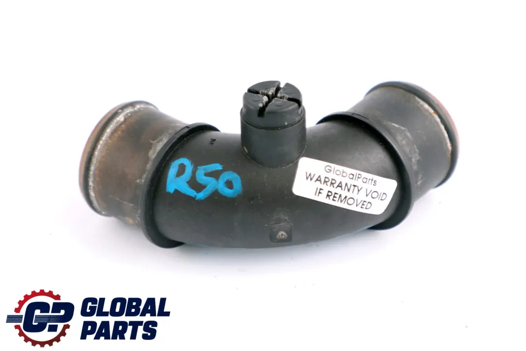 Rohrbogen mit EntlĂĽfterschraube für Mini Cooper R50 R52 mit Teilenummer 7515487 Mini Cooper R50 R52 Rohrbogen mit EntlĂĽfterschraube - SKU 7515487 - Teilenummer 7515487