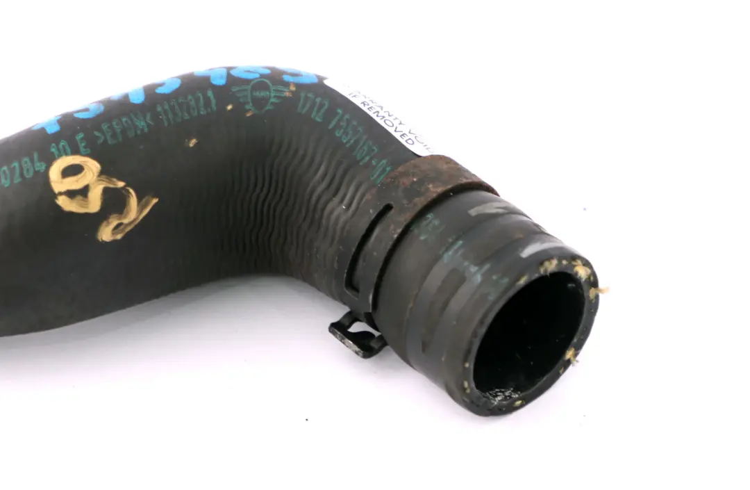 Gasolina W10 Radiador Manguera De refrigerante 7557167 para Mini Cooper One R50 R52 con número de pieza 7515489 Mini Cooper One R50 R52 Gasolina W10 Radiador Manguera De refrigerante 7557167 - SKU 7515489 - Número de pieza 7515489