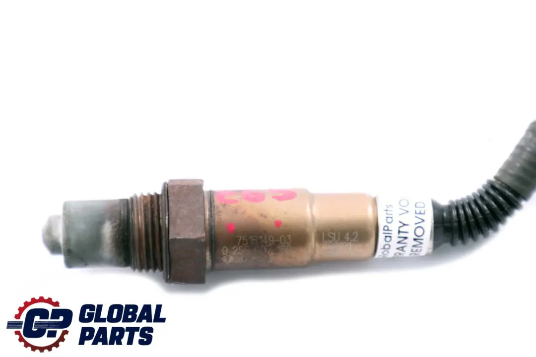 BMW 7 Series E65 E66 E67 L= 620MM Sensor Lambda Probe Black Petrol - SKU 7516149 - Part number 7516149