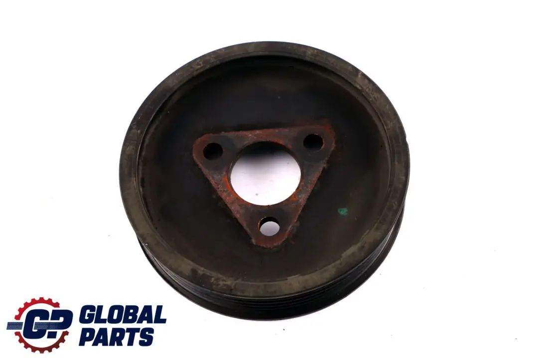 Steering Pump Pulley to BMW 5 6 7 X3 Series E60 E61 E63 E65 E66 E83 Power with Part number 7516848 BMW 5 6 7 X3 Series E60 E61 E63 E65 E66 E83 Power Steering Pump Pulley - SKU 7516848 - Part number 7516848