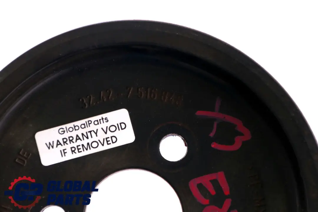 BMW 5 6 7 X3 Series E60 E61 E63 E65 E66 E83 Power Steering Pump Pulley - SKU 7516848 - Part number 7516848