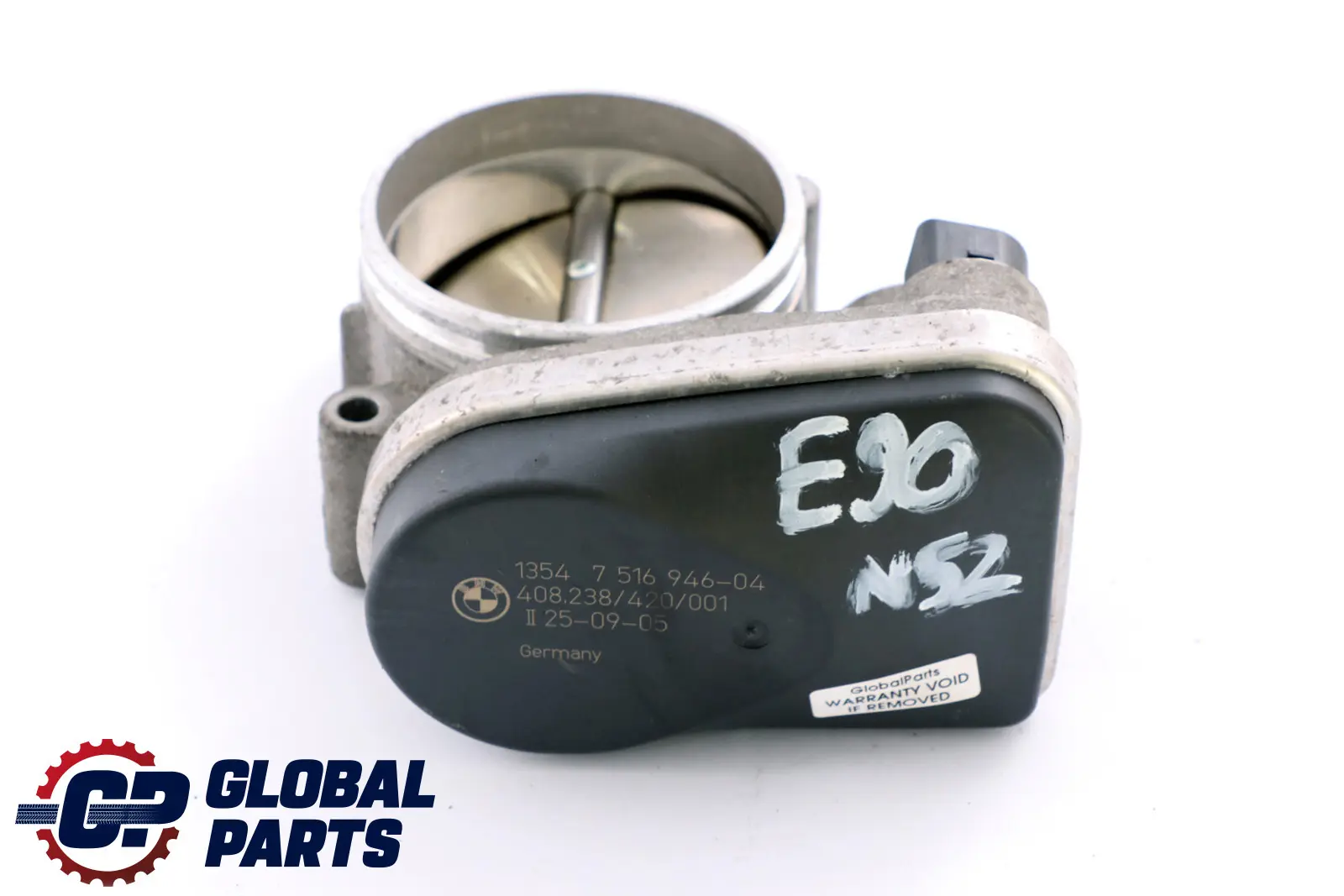 BMW E60 E61 E63 E65 E87 E90 E91 Drossel Klappen Stutzen Benzin N52 7516946