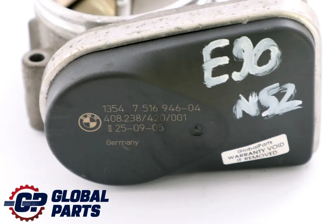N52 Throttle Housing Assy Petrol to BMW E60 E61 E63 E65 E87 E90 E91 with Part number 7516946 BMW E60 E61 E63 E65 E87 E90 E91 N52 Throttle Housing Assy Petrol - SKU 7516946 - Part number 7516946