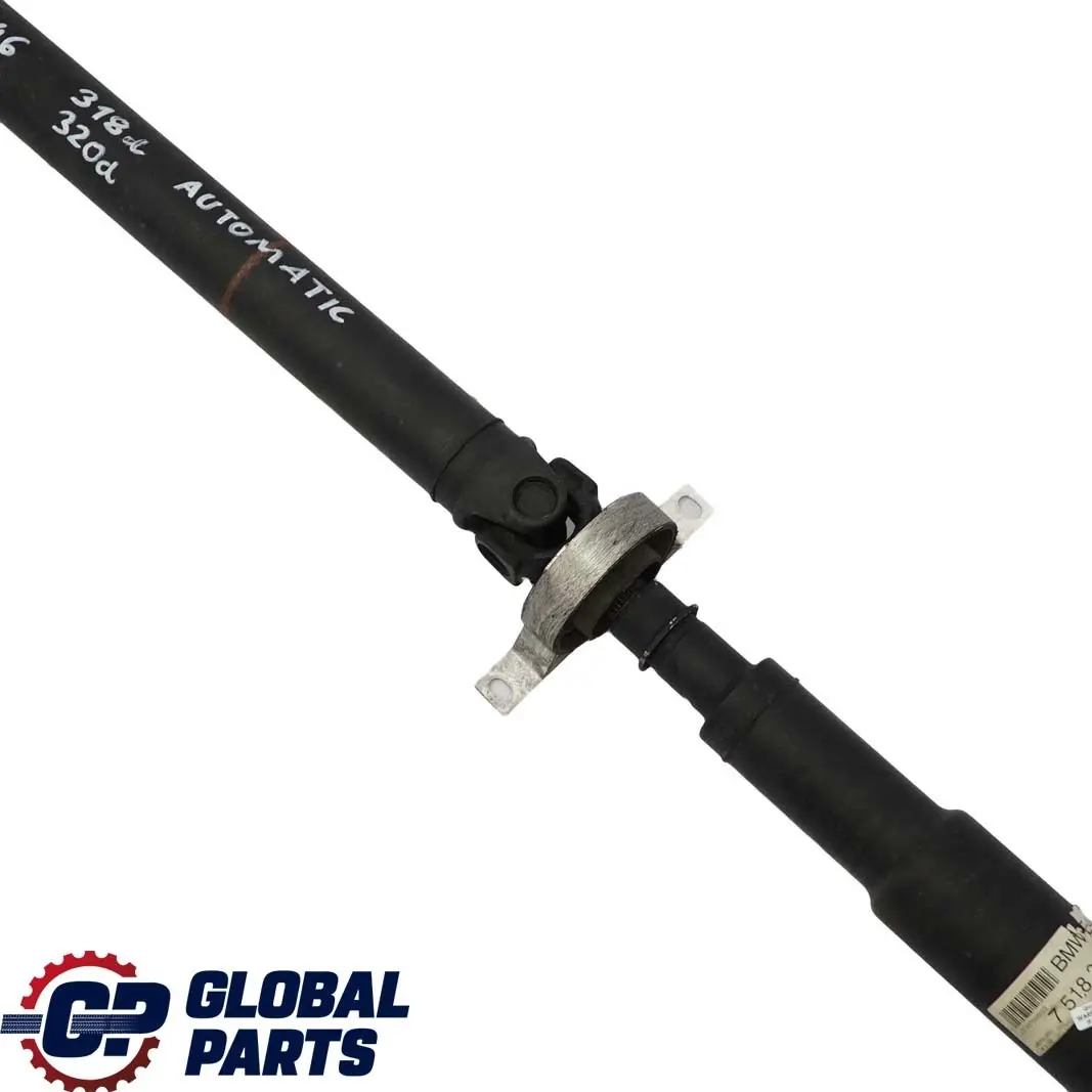 M47N Drive Prop Shaft Propshaft Automatic to BMW 3 Series E46 318d 320d with Part number 7518375 BMW 3 Series E46 318d 320d M47N Drive Prop Shaft Propshaft Automatic - SKU 7518375 - Part number 7518375