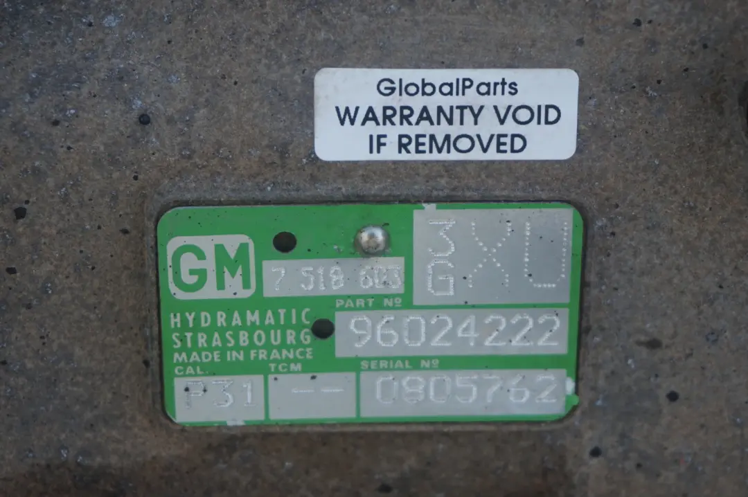 M54 Auto Automatic Gearbox A5S 390R - XU 7518603 WARRANTY to BMW X5 E53 3.0i with Part number 7518604 BMW X5 E53 3.0i M54 Auto Automatic Gearbox A5S 390R - XU 7518603 WARRANTY - SKU 7518604 - Part number 7518604