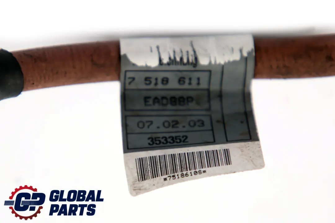 BMW 7 er E65 E66 E67 Erdung Batterieband Kabel - SKU 7518610 - Teilenummer 7518610