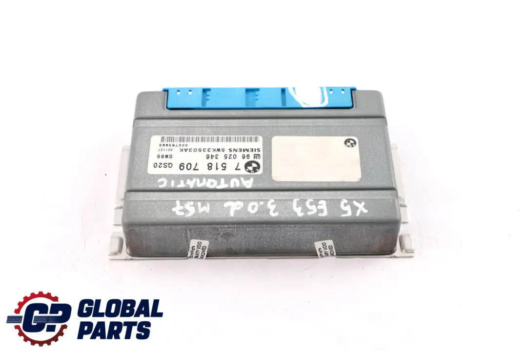 Gearbox Ecu Control Unit EGS to BMW 3 5 X5 Series 1 E39 E46 E53 Automatic with Part number 7518709 BMW 3 5 X5 Series 1 E39 E46 E53 Automatic Gearbox Ecu Control Unit EGS - SKU 7518709-1 - Part number 7518709
