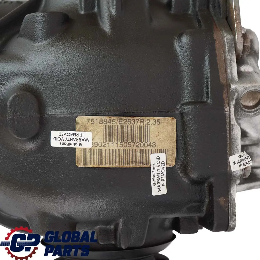 M47N Hinterachsgetriebe Hinten Differenzial 7518845 2,35 GARANTIE für BMW E46 320d mit Teilenummer 7518846 BMW E46 320d M47N Hinterachsgetriebe Hinten Differenzial 7518845 2,35 GARANTIE - SKU 7518846 - Teilenummer 7518846