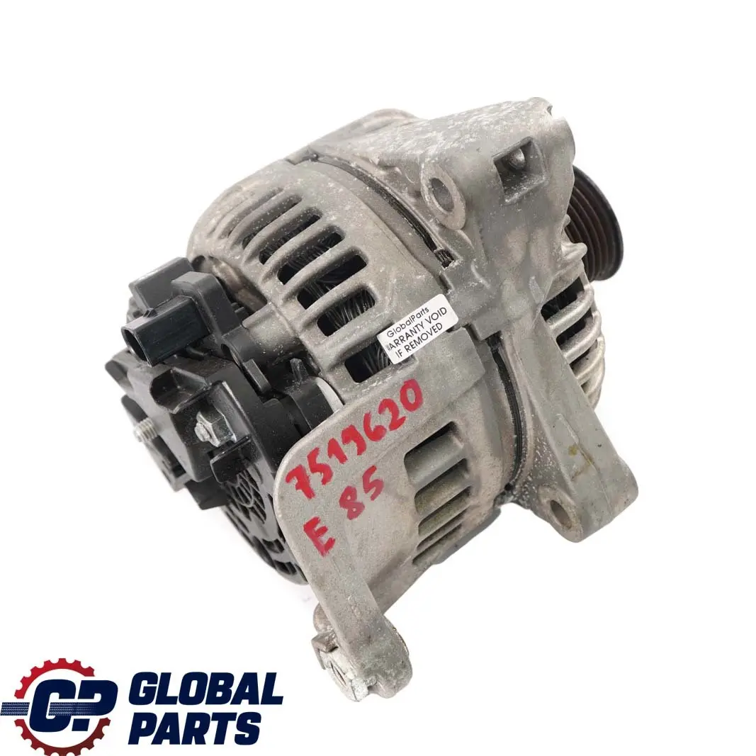 M54 325i 2.2i 2.5i 3.0i Alternator Generator 120A Bosch to BMW 3 Z4 E46 E85 with Part number 7519620 BMW 3 Z4 E46 E85 M54 325i 2.2i 2.5i 3.0i Alternator Generator 120A Bosch - SKU 7519620 - Part number 7519620