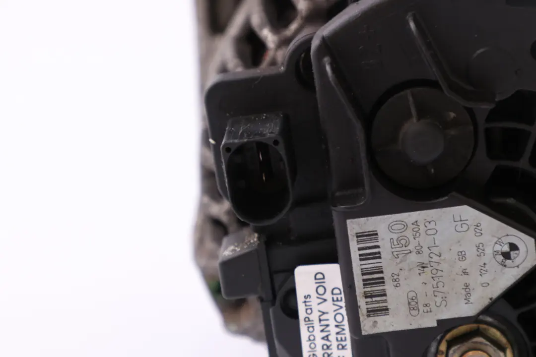 BMW E46 E60 E61 E65 E66 E83 M54 Alternador Generador 150A BOSCH - SKU 7519721 - Número de pieza 7519721