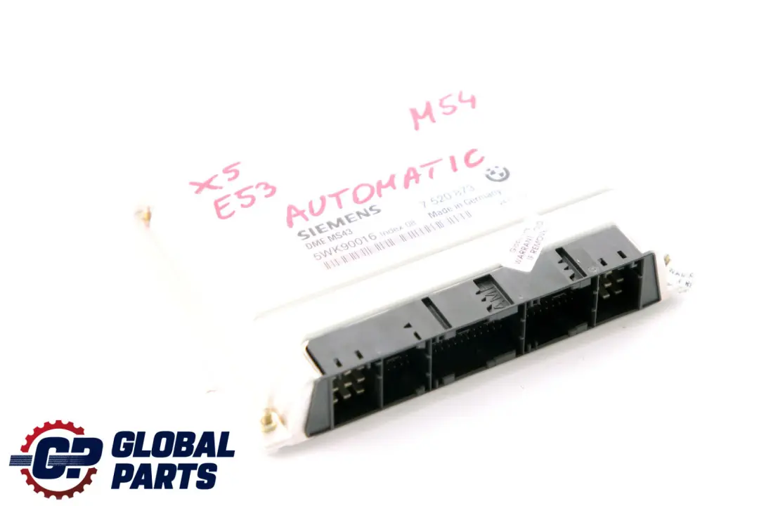 Reihe E39 E46 E53 Benzin M54 Grundsteuergerät DME Automatik für BMW 3 5 X5 mit Teilenummer 7520873 BMW 3 5 X5 Reihe E39 E46 E53 Benzin M54 Grundsteuergerät DME Automatik - SKU 7520873 - Teilenummer 7520873