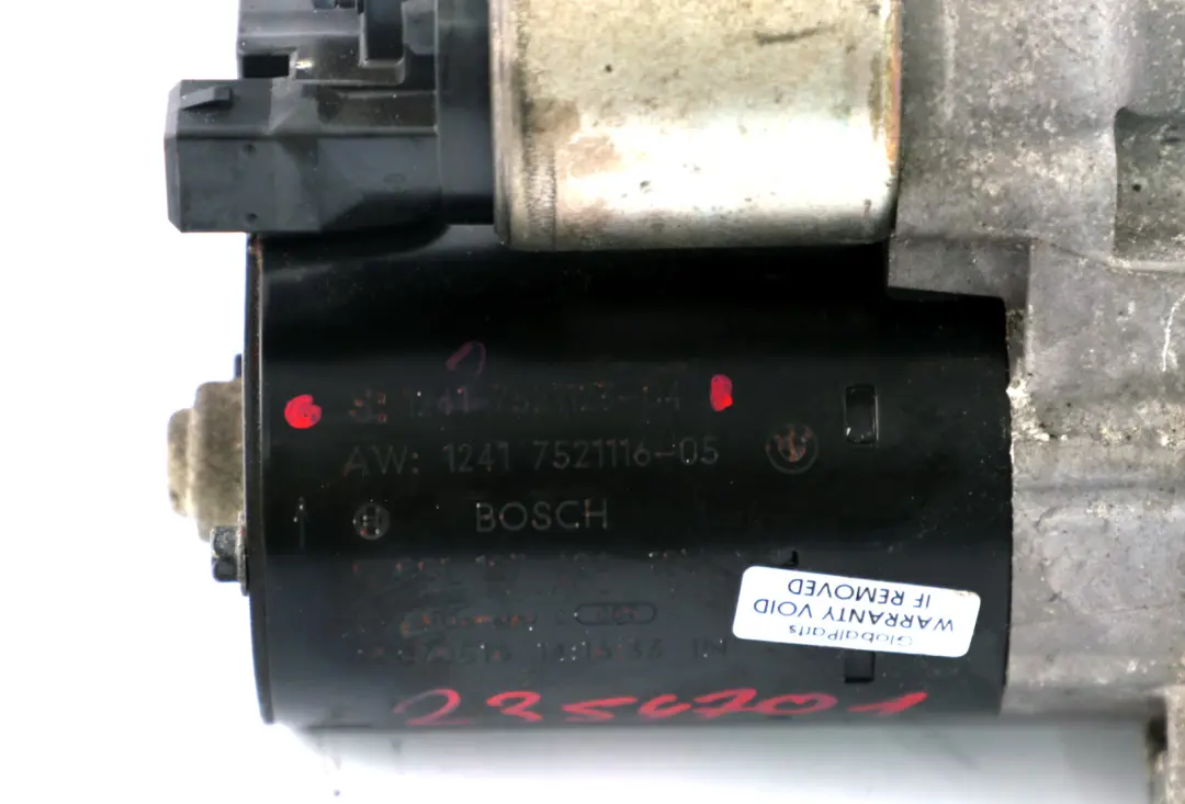 BMW 1 3 5 7 X3 X5 X6 Series E60 E65 E81 E87 E90 F20 Starter Motor - SKU 7521123 - Part number 7521123