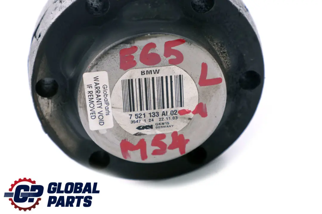 730i M54 L'Arbre De Sortie pour BMW 7 E65 à propos du numéro de pièce 7521133 BMW 7 E65 730i M54 L'Arbre De Sortie - SKU 7521133-1 - Numéro de pièce 7521133