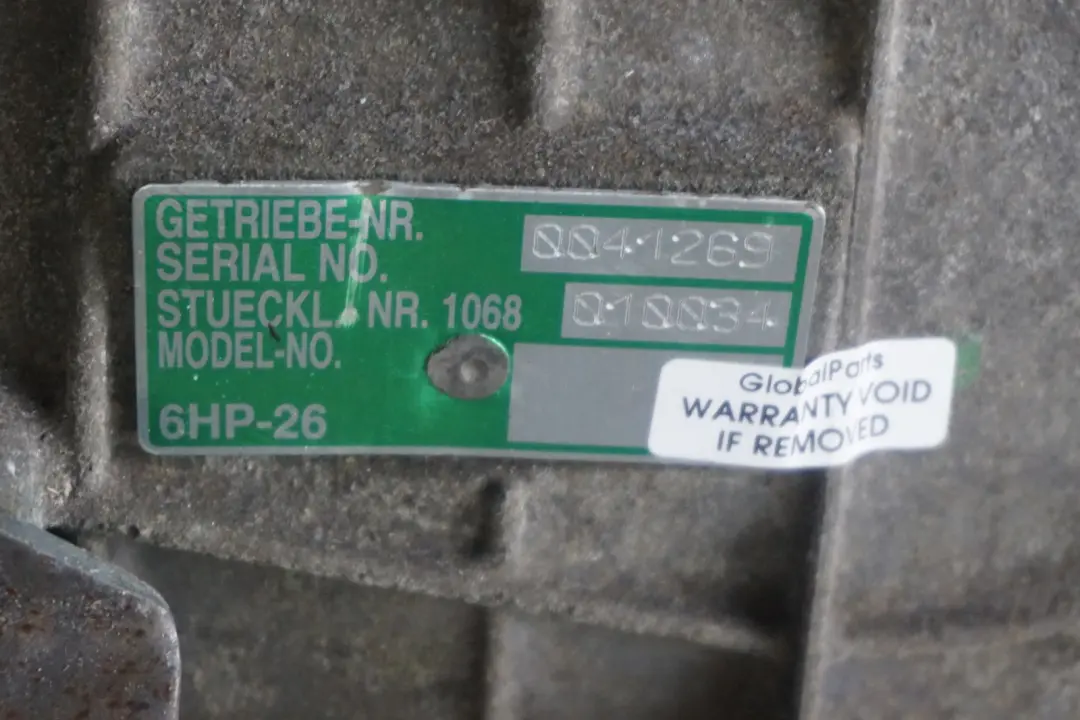 N62 Automatik Getriebe GA6HP26Z GARANTIE für BMW E65 745I mit Teilenummer 7521143 BMW E65 745I N62 Automatik Getriebe GA6HP26Z GARANTIE - SKU 7521143 - Teilenummer 7521143