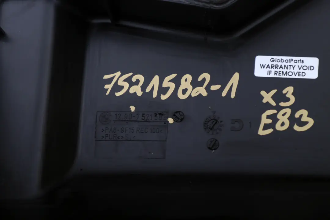 Electronics Unit Box With Cover 7534922 to BMW 3 X3 Z4 Series 1 E46 E83 E85 Engine with Part number 7521582 BMW 3 X3 Z4 Series 1 E46 E83 E85 Engine Electronics Unit Box With Cover 7534922 - SKU 7521582-1 - Part number 7521582