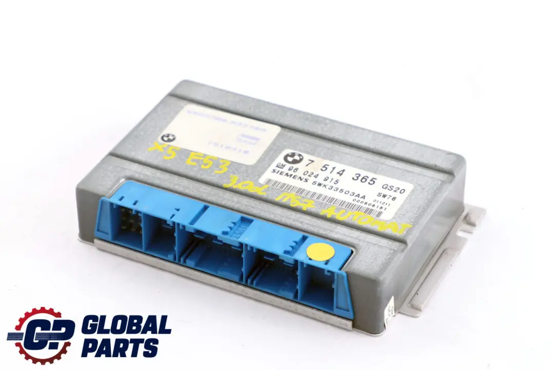 BMW 3 5 X5 E39 E46 E53 Cambio Automatico Unità Di Controllo Di Base EGS - SKU 7521759 - Numero di parte 7521759
