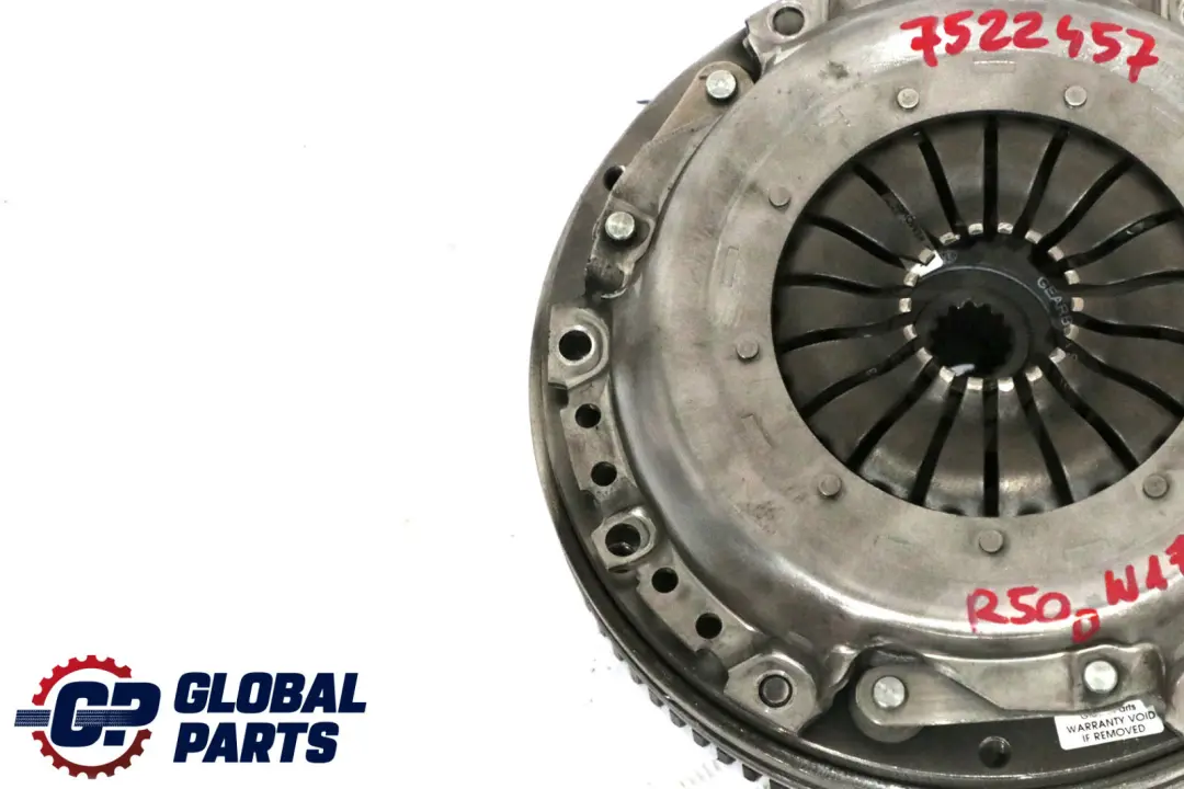 W17 Zweimassenschwungrad Kupplungssatz für BMW Mini R50 One D Diesel mit Teilenummer 7522457 BMW Mini R50 One D Diesel W17 Zweimassenschwungrad Kupplungssatz - SKU 7522457 - Teilenummer 7522457
