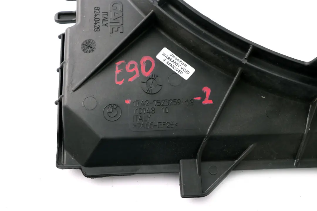 Alloggiamento Ventilatore Raffreddamento Motore per BMW E81 E87 E90 E91 con numero di parte 7523259 BMW E81 E87 E90 E91 Alloggiamento Ventilatore Raffreddamento Motore - SKU 7523259-2 - Numero di parte 7523259