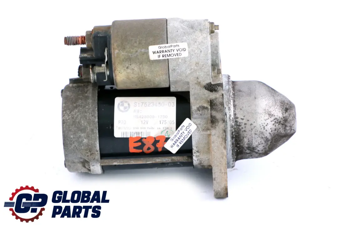 Starter Motor to BMW 1 5 X3 Z4 Series E81 E87 E88 E90 E91 E60 E83 LCI with Part number 7610341 BMW 1 5 X3 Z4 Series E81 E87 E88 E90 E91 E60 E83 LCI Starter Motor - SKU 7523450 - Part number 7610341