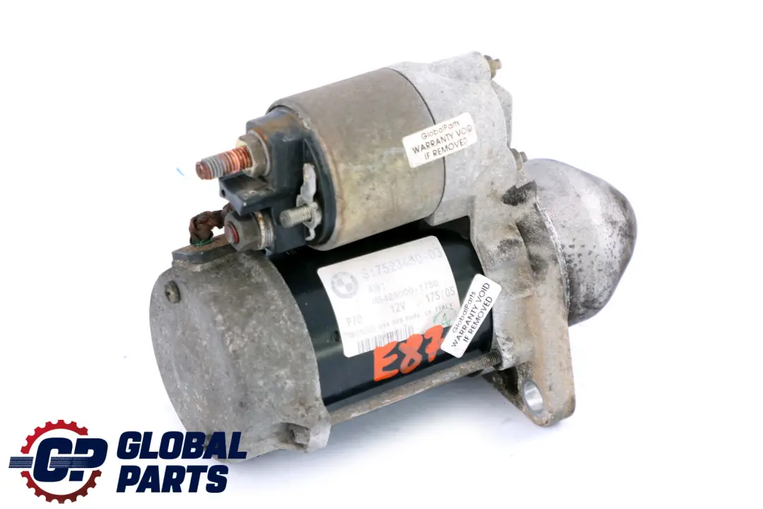 Starter Motor to BMW 1 5 X3 Z4 Series E81 E87 E88 E90 E91 E60 E83 LCI with Part number 7610341 BMW 1 5 X3 Z4 Series E81 E87 E88 E90 E91 E60 E83 LCI Starter Motor - SKU 7523450 - Part number 7610341