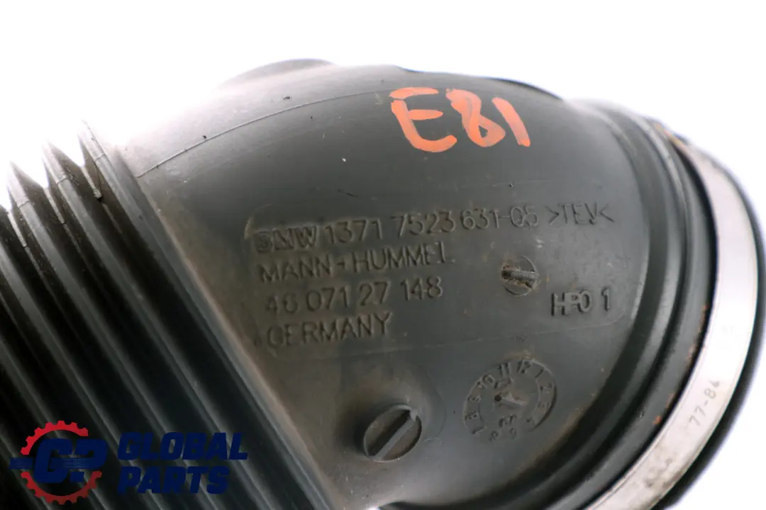 Conducto De Aire Tubo Manguera Bota De Goma para BMW E81 E87 E90 E92 con número de pieza 7523631 BMW E81 E87 E90 E92 Conducto De Aire Tubo Manguera Bota De Goma - SKU 7523631 - Número de pieza 7523631