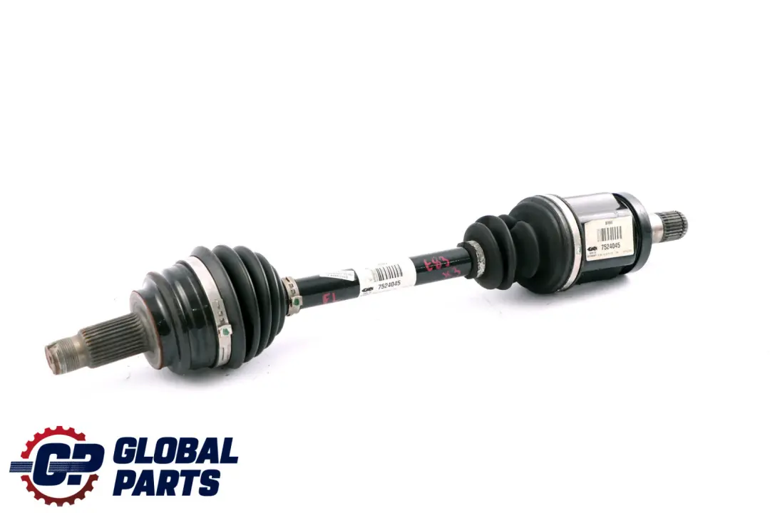 Front Axle Left N/S Output Drive Shaft Driveshaft to BMW X3 E83 with Part number 7524045 BMW X3 E83 Front Axle Left N/S Output Drive Shaft Driveshaft - SKU 7524045 - Part number 7524045