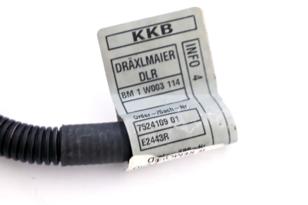 Gasolina M54 Cableado Mazo Motor Caja de cambios Manual para BMW Z4 E85 con número de pieza 7524109 BMW Z4 E85 Gasolina M54 Cableado Mazo Motor Caja de cambios Manual - SKU 7524109 - Número de pieza 7524109