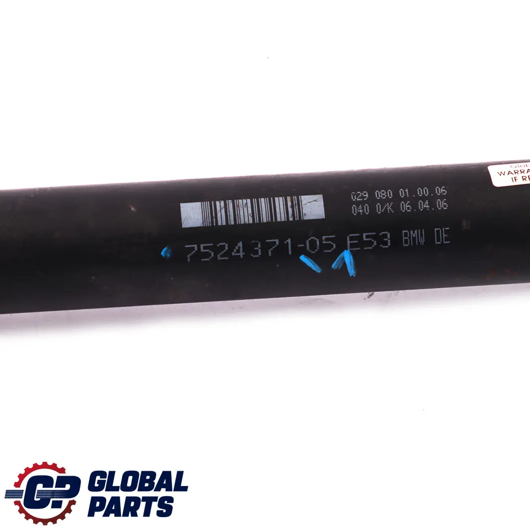 Front Propshaft 657mm Propeller Shaft Drive Assy to BMW X5 Series E53 with Part number 7524371 BMW X5 Series E53 Front Propshaft 657mm Propeller Shaft Drive Assy - SKU 7524371-1 - Part number 7524371