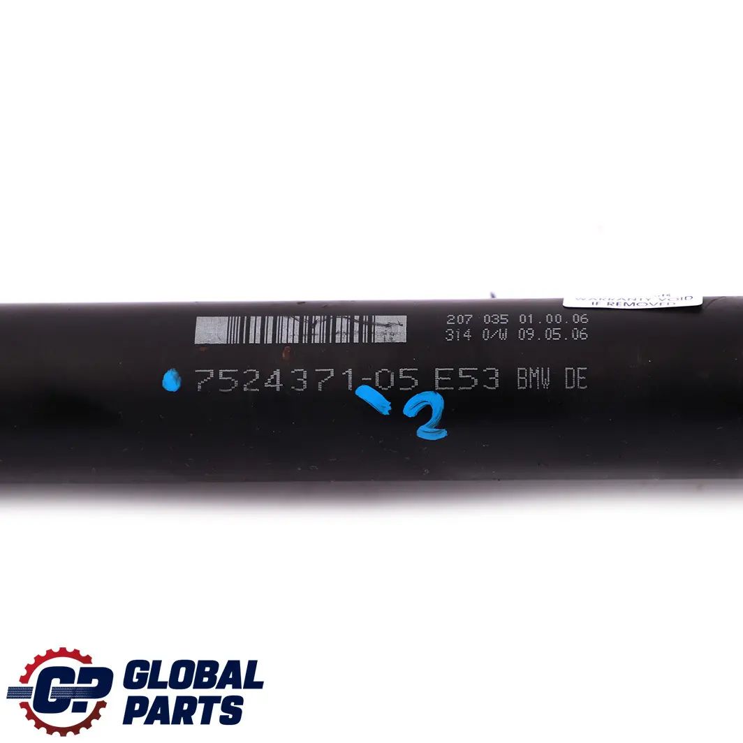 Wał Napędowy Przedni Przód 657 mm do BMW X5 E53 o numerze 7524371 BMW X5 E53 Wał Napędowy Przedni Przód 657 mm - SKU 7524371-2 - Numer Części 7524371