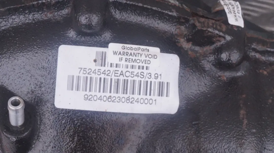 BMW X5 E53 Front Differential Diff 3,91 Ratio Final Drive WARRANTY - SKU 7524542 - Part number 7524542