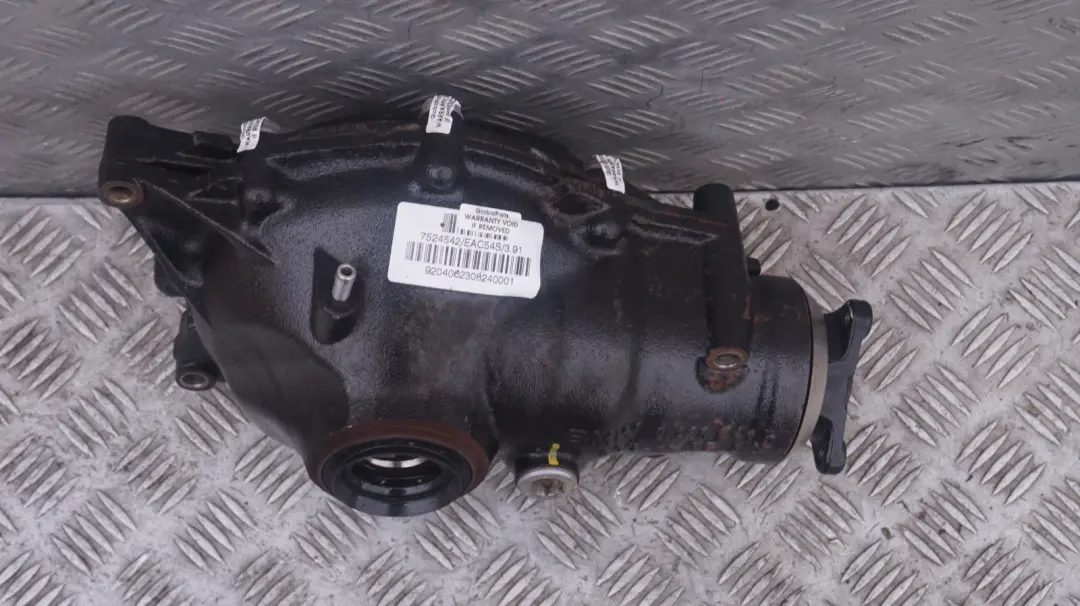 BMW X5 E53 Front Differential Diff 3,91 Ratio Final Drive WARRANTY - SKU 7524542 - Part number 7524542