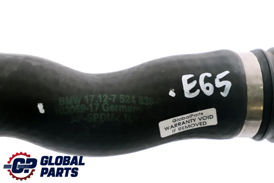 BMW 7 Series E65 E66 M54 730i Schlauch Motorvorlauf Wasserventil - SKU 7524838 - Teilenummer 7524838