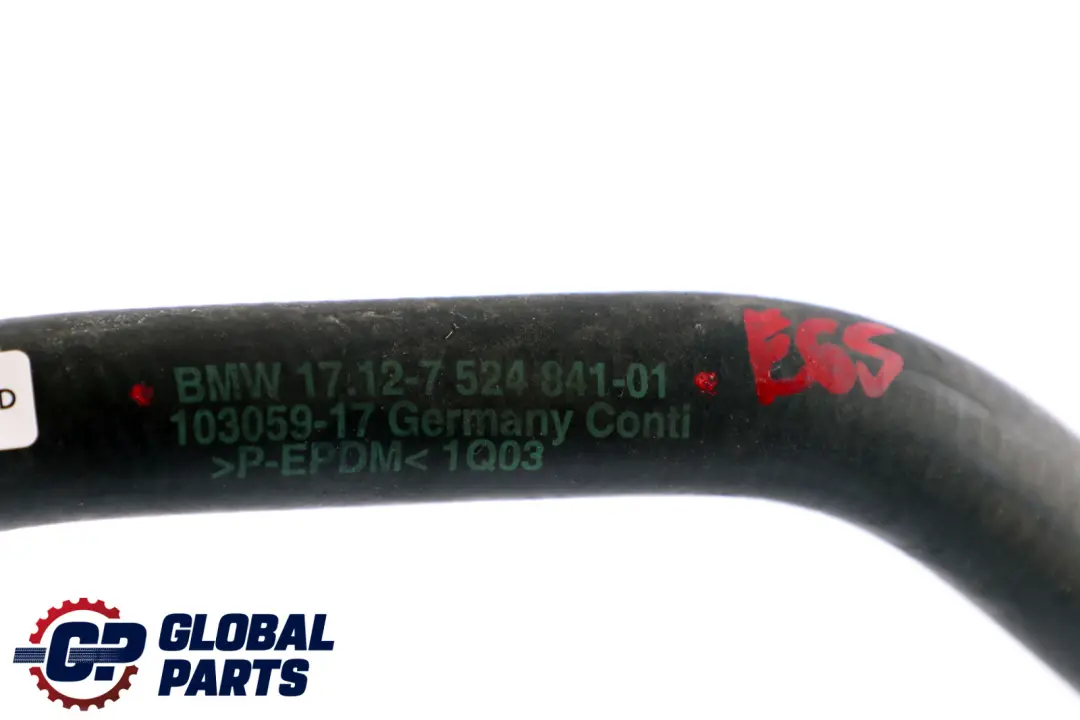 Kühler Kühlmittel Kühlung Rücklauf Wasserschlauch Rohr BMW E65 E66 E67 - SKU 7524841 - Teilenummer 7524841