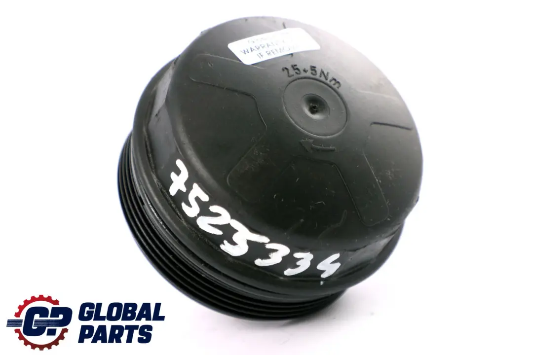 BMW E60 E81 E87 E90 E91 N52 Benzinmotor Ölfilterabdeckung - SKU 7525334 - Teilenummer 7525334