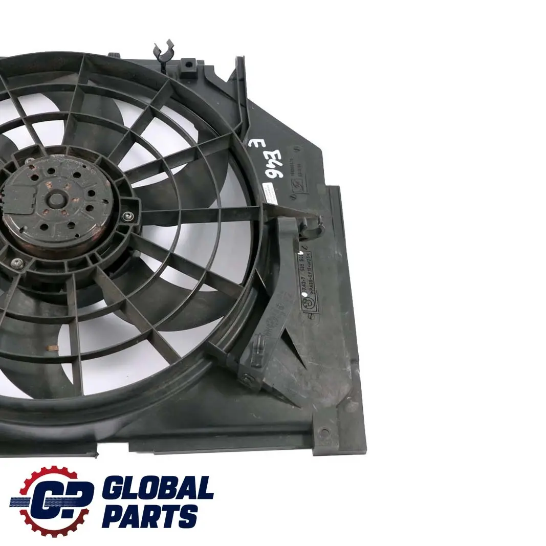 Lüfterzarge mit Lüfter Benzin 390W für BMW 3 er E46 mit Teilenummer 7525508 BMW 3 er E46 Lüfterzarge mit Lüfter Benzin 390W - SKU 7525508 - Teilenummer 7525508