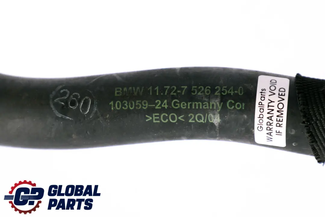 BMW E60 E61 E63 E64 Tubo di pressione Assy radiatore liquido - SKU 7526254 - Numero di parte 7556957