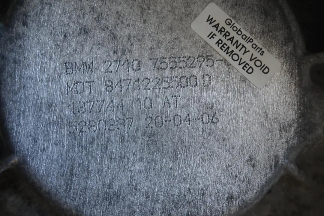 Transfer Case Box Transmission ATC 500 7555295 WARRANTY to BMW X5 E53 with Part number 7526279 BMW X5 E53 Transfer Case Box Transmission ATC 500 7555295 WARRANTY - SKU 7526279 - Part number 7526279
