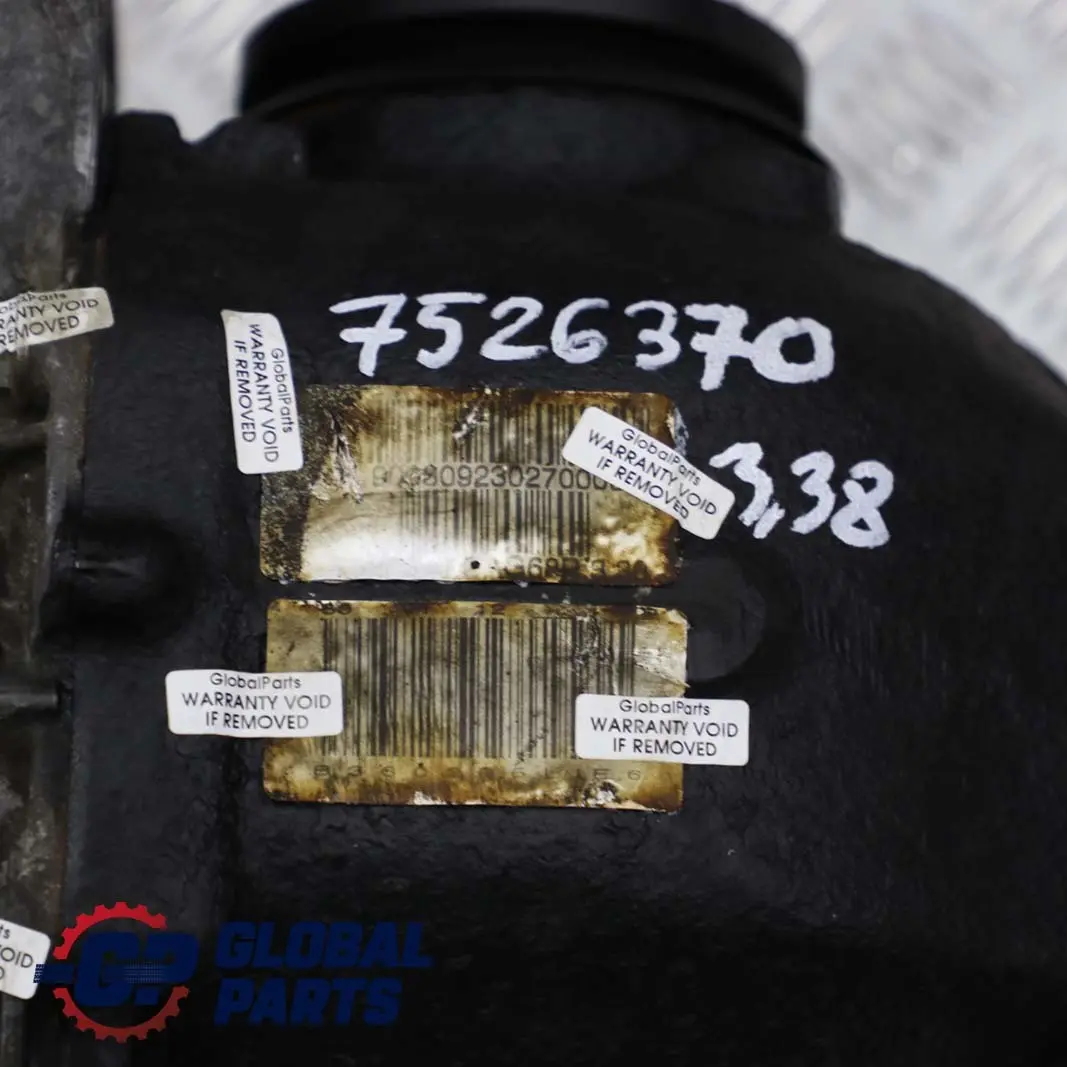 N62 Rear Differential Diff 3,38 Ratio WARRANTY to BMW 7 Series E65 745i with Part number 7526370 BMW 7 Series E65 745i N62 Rear Differential Diff 3,38 Ratio WARRANTY - SKU 7526371 - Part number 7526370