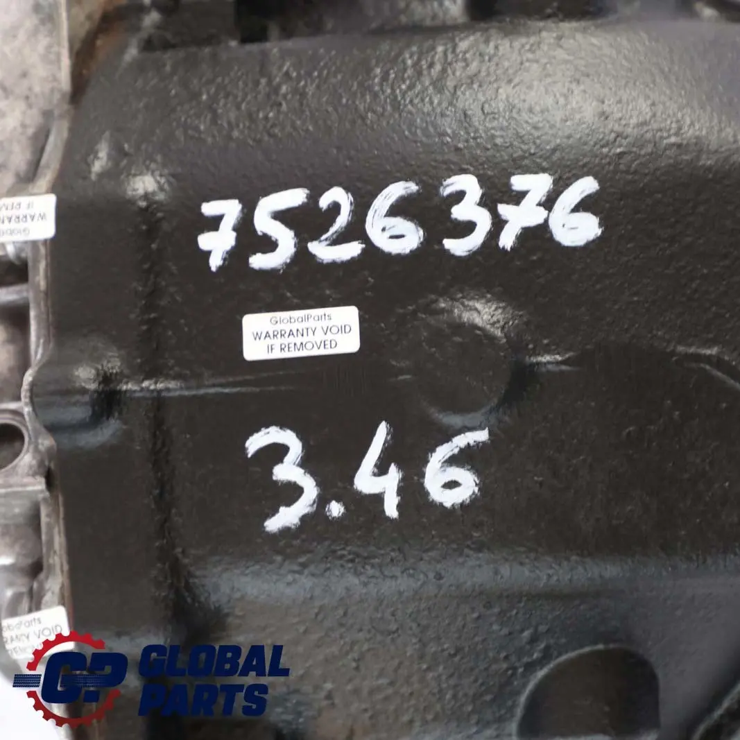 BMW E64 645Ci N62 650i N62N Rear Differential Diff 3,46 Ratio WARRANTY - SKU 7526377 - Part number 7526376